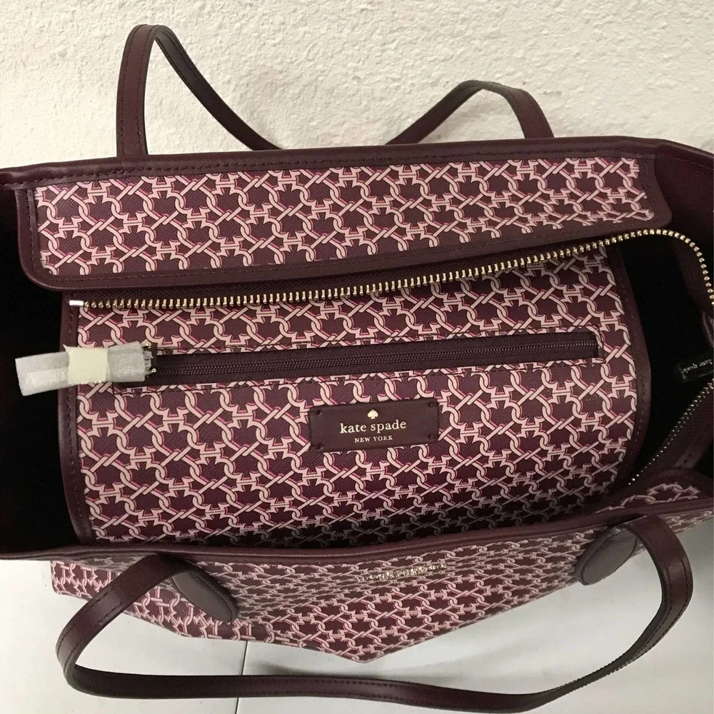 Kate Spade New York Link Tote Bag Pink - Picture 7 of 10